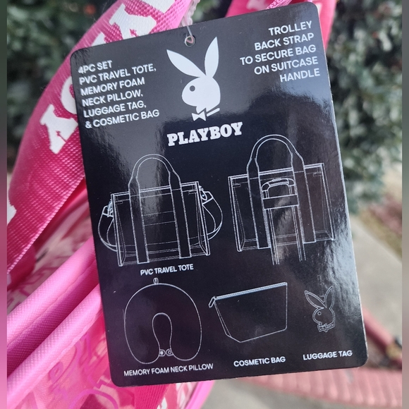 NWT Pink Playboy 4 piece Set - Picture 5 of 5